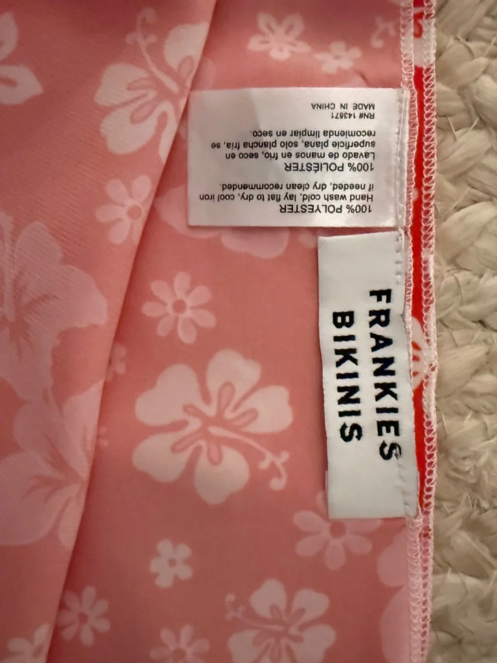 Frankie Bikinis Coconut Girl Bikini Top, Skirt & Head Scarf